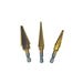 Step Drill Bit Set 3 Piece