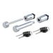 Curt Towing Hitch and Coupler Lock Set 2 in. Receiver, 2-1/2 in. Latch