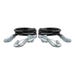 Curt Towing Safety Cables with 2 Snap Hooks 44-1/2 in. Vinyl Coated 2 Pack 5000 lbs.