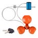 Curt Towing Trailer Coupler Lock Universal Tri-Ball fits 1-7/8 in., 2 in., 2-5/16 in.