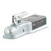 Curt Towing Coupler Straight Tongue with Posi-Lock 2 in., 3 in. Channel Zinc 3500 lbs.