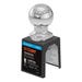 Curt Towing Trailer Ball 1 in. x 2-1/8 in. Shank, 2 in. Ball Chrome 6000 lbs.