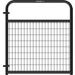 Tarter Watchman Gate 4 ft. Black 2 in. x 4 in. Wire-Filled