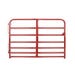 Tarter Steelmax Stock Gate Heavy Duty Bull 6 ft. Red 7-Bar