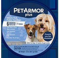 PetArmor Plus Dog Flea and Tick Collar 1 Count Dog