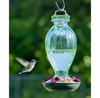 WoodLink Audubon Hummingbird Feeder Fluted Glass