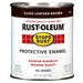 Rust-Oleum Stops Rust Paint Gloss Leather Brown 1 qt. Oil Based Enamel