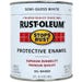 Rust-Oleum Stops Rust Paint Semi-Gloss White 1 qt. Oil Based Enamel