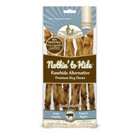 Fieldcrest Farms Nothin' to Hide Dog Treats Rawhide Alternative Sticks Beef 10 Pack Small