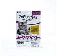 ZoGuard Plus Cat Flea and Tick Protection 1 Pack