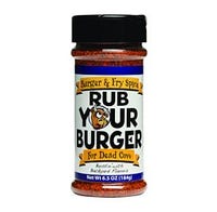 Rub Your Burger BBQ Seasoning Burger and Fry 6.5 oz.