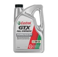 Castrol GTX Motor Oil 5W-20 Full Synthetic 5 qt.