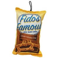 Fun Food Dog Toy Fido Famous Cookies 8 in.