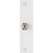 Pass & Seymour Wall Plate 1 Gang Coaxial White