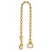 Weaver Lead Chain with 1 in. Swivel 24 in. Brass Plated