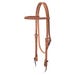 Weaver Browband Headstall Golden Brown Leather