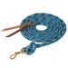 Weaver Cowboy Lead with Snap 5/8 in. x 10 ft. Navy/Royal Blue/ Turquoise Poly