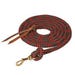 Weaver Cowboy Lead with Snap 5/8 in. x 10 ft. Black/Red/Gray Poly