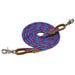 Weaver Roper Rein 5/8 in. X 8 ft. Hurricane Blue/Pink Fusion/Purple Jazz Poly