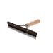 Weaver Fluffer Comb Black Plastic with Wood Handle