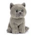 Living Nature Stuffed Animal Kitten Gray