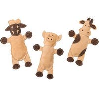 Ethical Pet Dog Toy Barnyard Animal 11 in. Assorted Styles Dura-Fused Leather