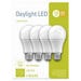 GE Lighting LED Light Bulb Non-Dimmable A19 Medium Base 10 Watt Daylight 4 Pack