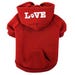 Fashion Pet Love That Hoodie Dog Sweater Classic Small Red