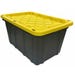 Tough Tote Storage Tote 27 gal. Black/Yellow