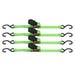 Grip On Tools Tie Down Ratchet Set 1 in. x 15 ft. 4 Piece