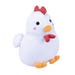 Chick Day Palz Stuffed Animal White Chicken Weighted Plush