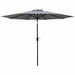 Four Seasons Courtyard Patio Umbrella 9 ft. Gray Steel Frame