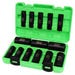 Grip On Tools Deep Impact Socket Set SAE 1/2 in. 15 Piece