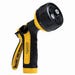 Green Thumb Metal Hose Nozzle 6-Pattern Rear Trigger Metal