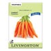 Livingston Seed Carrot Chantenay (Heirloom) Seed