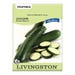 Livingston Seed Zucchini Black Beauty (Heirloom) Seed