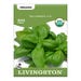 Livingston Seed Basil Sweet (Organic) Seed