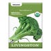 Livingston Seed Broccoli Green Sprouting (Organic) Seed