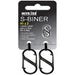 Nite Ize S-Biner Carabiner Clip #1 Black 2 Pack