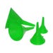Grip On Tools Funnel Set 2 in. - 5 in. Green Plastic 4 Piece