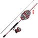 South Bend Ready2Fish Plus Fishing Rod Spin Combo Kit Trout Ultralight Red 46 Piece