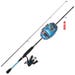 South Bend Ready2Fish Plus Fishing Rod Spin Combo Kit All Species Blue 52 Piece