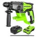 Greenworks Brushless Rotary Hammer Kit 24V 4.0 Ah