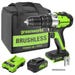 Greenworks Brushless Rotary Hammer Drill Kit 24V 2.0 Ah