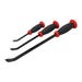 Pry Bar Set with Grip 3 Piece