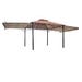 Backyard Expressions Gazebo Extendable Sides Two Tone Tan
