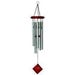 Woodstock Chimes Chime Chimes of Mars Silver 0.6 lb. Aluminum