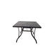 Backyard Expressions Table Slat Steel