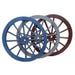 Backyard Expressions Wagon Wheel 23 in. Wood
