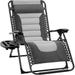 Backyard Expressions Chair Padded Anti Gravity 29 in.